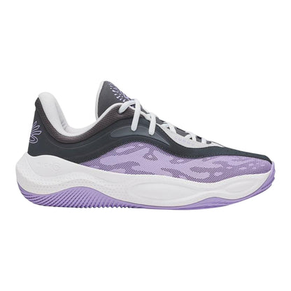 Anthracite - Front - Under Armour Mens Curry Splash 25 Basketball Trainers
