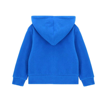 Blue - Back - Spider-Man Childrens-Kids Spider-Man Full Zip Hoodie