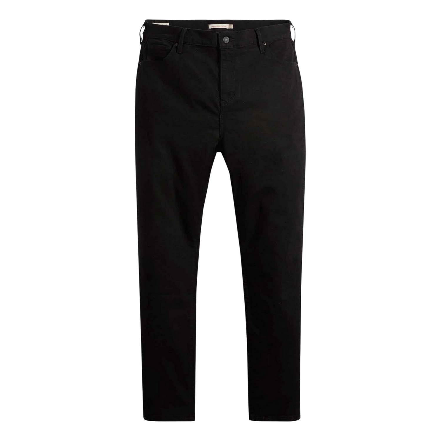 Black - Front - Levis Womens-Ladies 724 Plus High Rise Straight Jeans