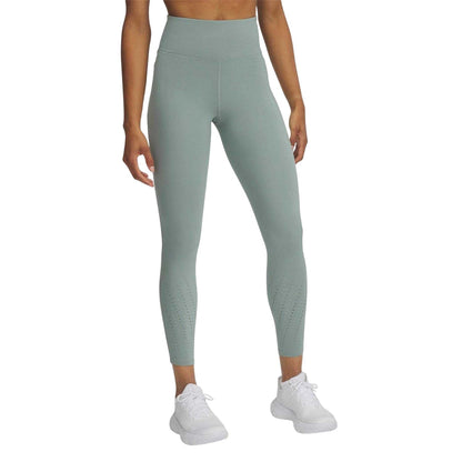 Green - Front - Under Armour Womens-Ladies HeatGear Leggings