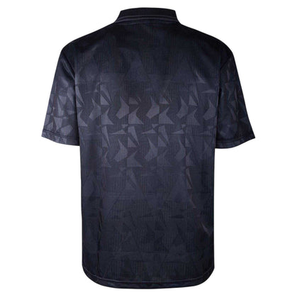 Black - Back - Score Draw Mens 1990 Manchester City FC Away Shirt
