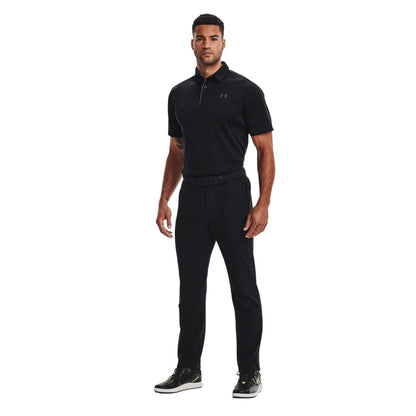 Black - Lifestyle - Under Armour Mens Tech Logo Polo Shirt