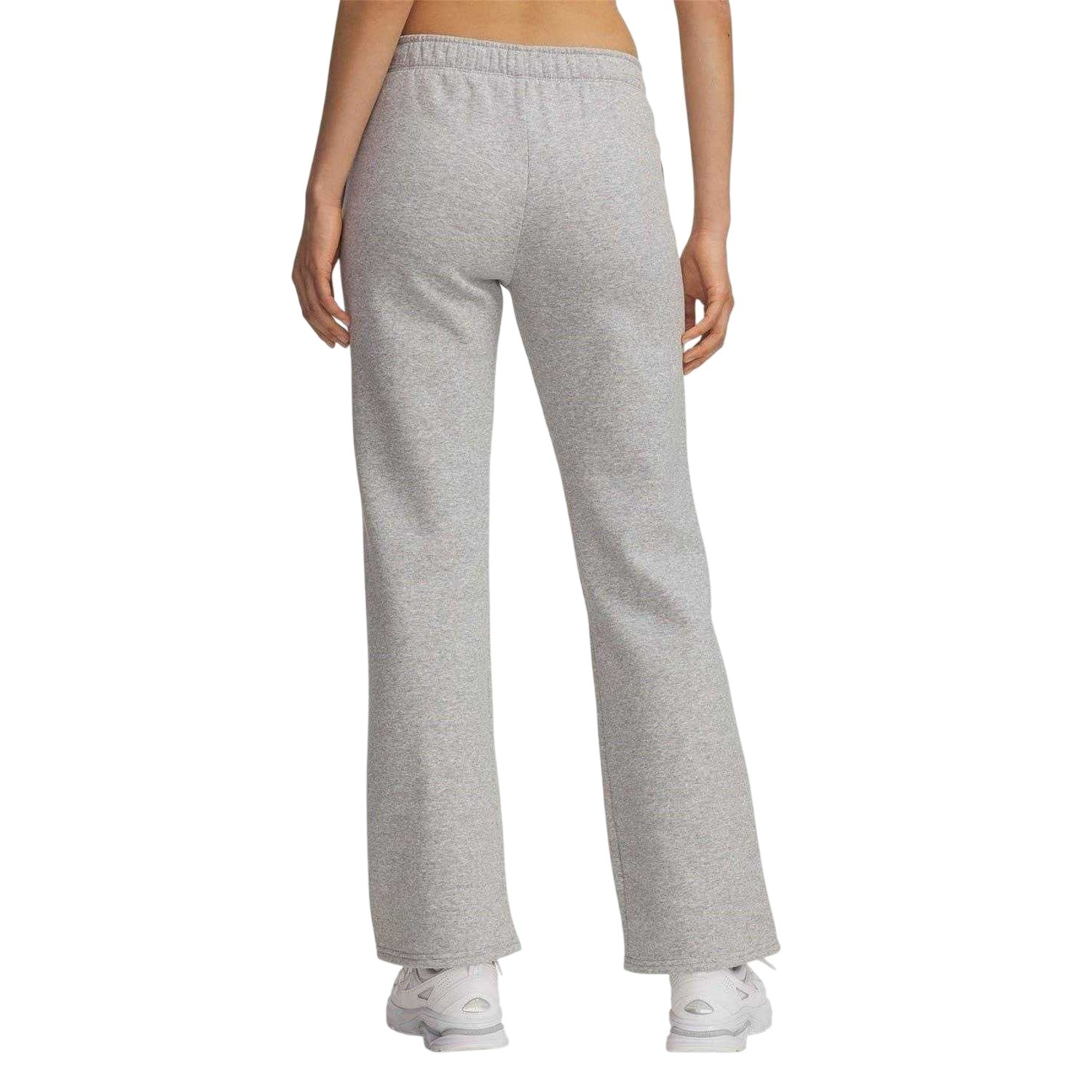 Grey Heather Heather - Back - Under Armour Womens-Ladies Rival Side Stripe Flared Sweatpants