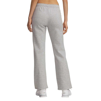 Grey Heather Heather - Back - Under Armour Womens-Ladies Rival Side Stripe Flared Sweatpants