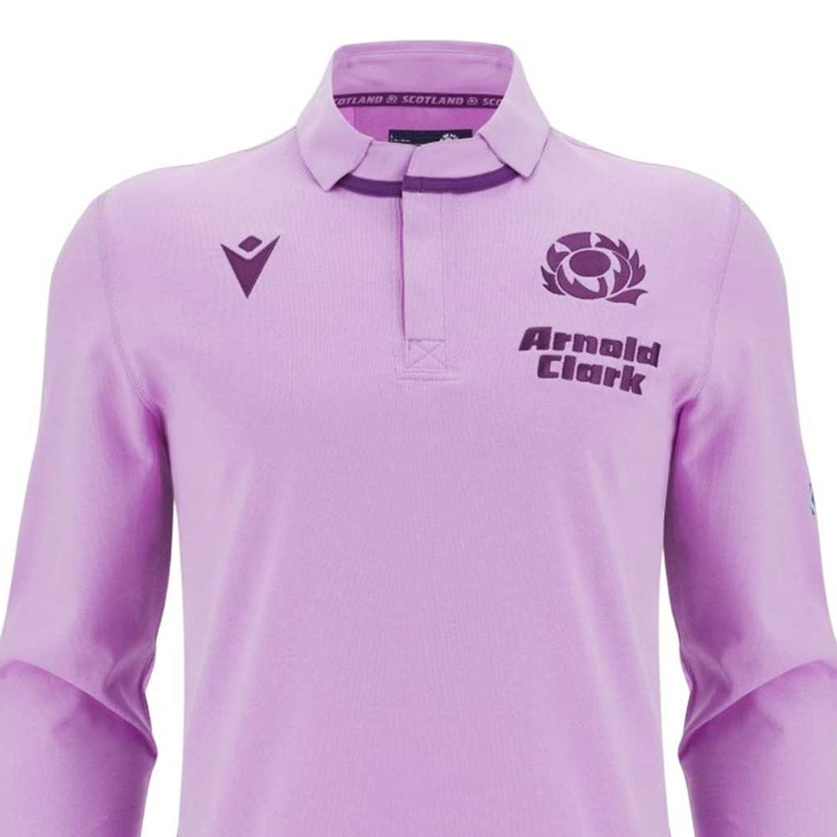 Purple - Side - Macron Mens 25-26 Scotland RU Away Shirt