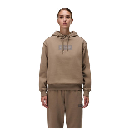 Rock - Side - Napapijri Womens-Ladies Box Logo Cotton Blend Hoodie