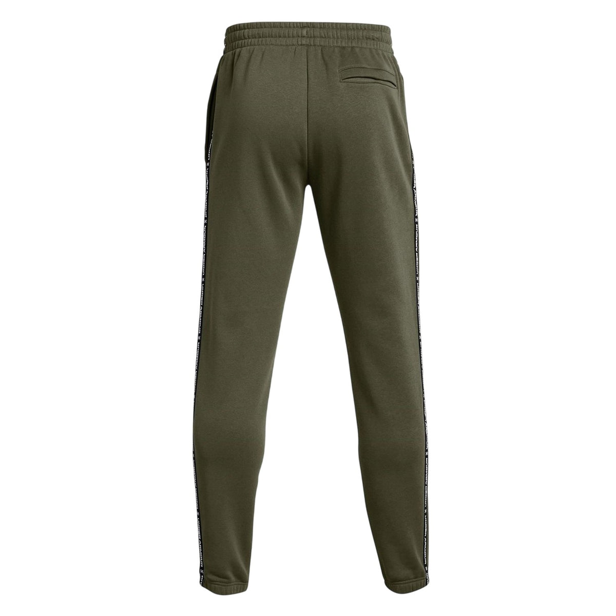 Green - Back - Under Armour Mens Fleece Tape Slim Joggers