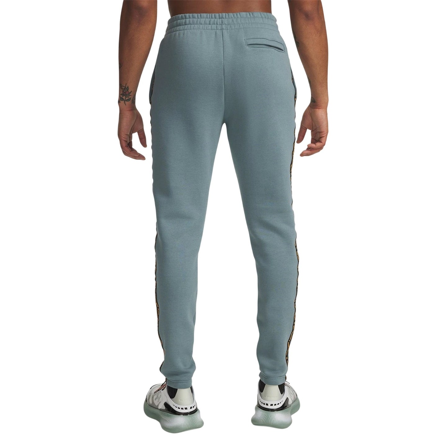 Jasper - Back - Under Armour Mens Fleece Tape Slim Joggers