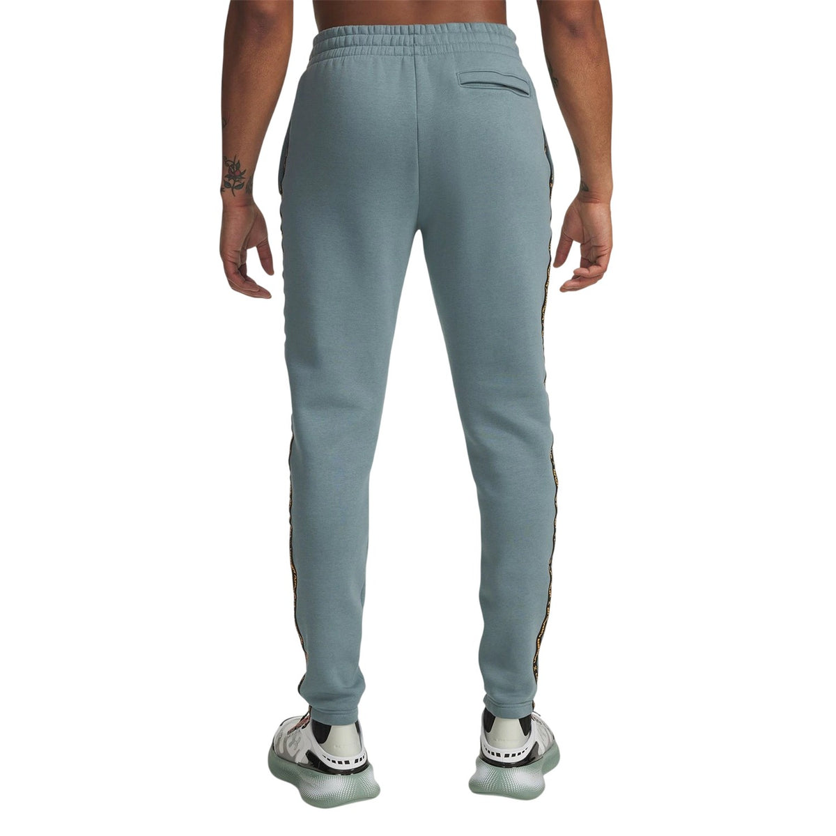 Jasper - Back - Under Armour Mens Fleece Tape Slim Joggers