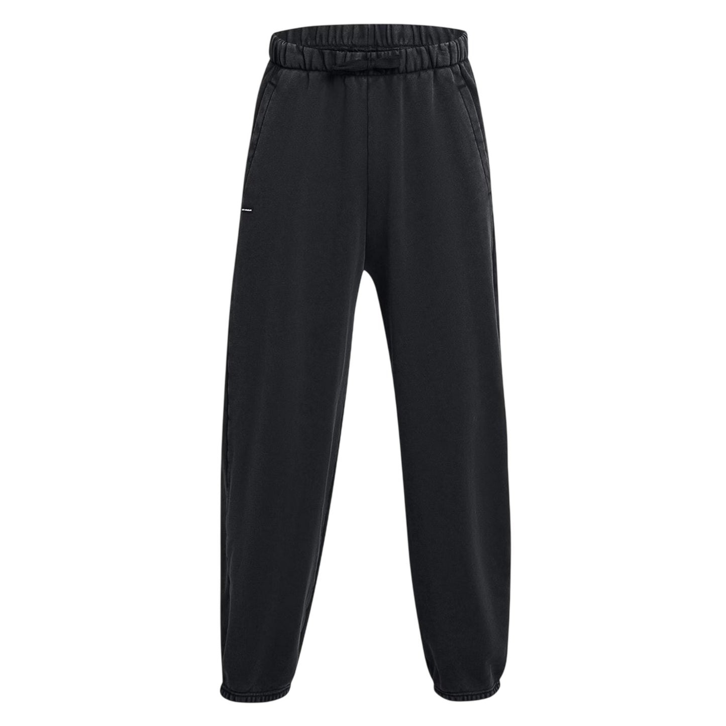 Black - Front - Under Armour Mens Plain Athletic Jogging Bottoms