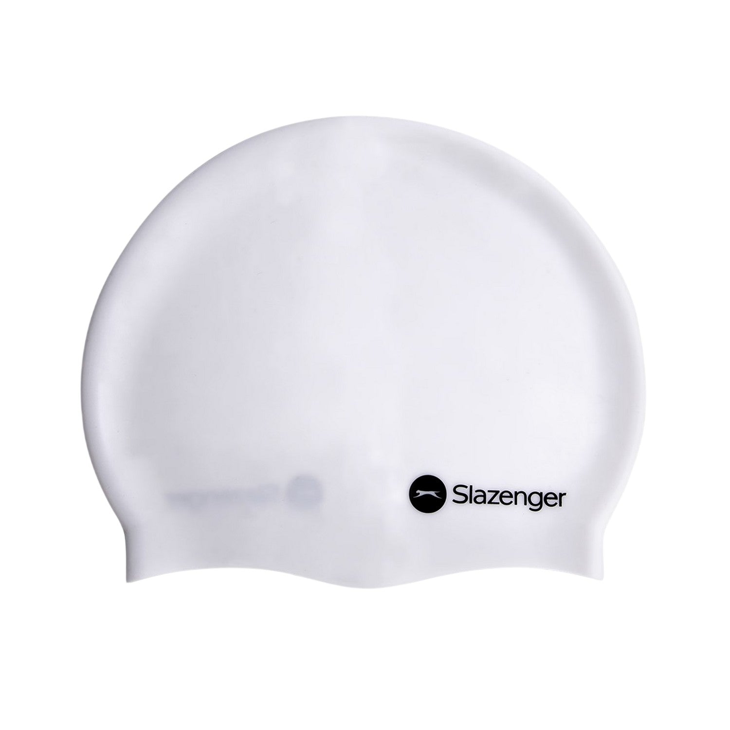 White - Front - Slazenger Unisex Adult Swim Cap