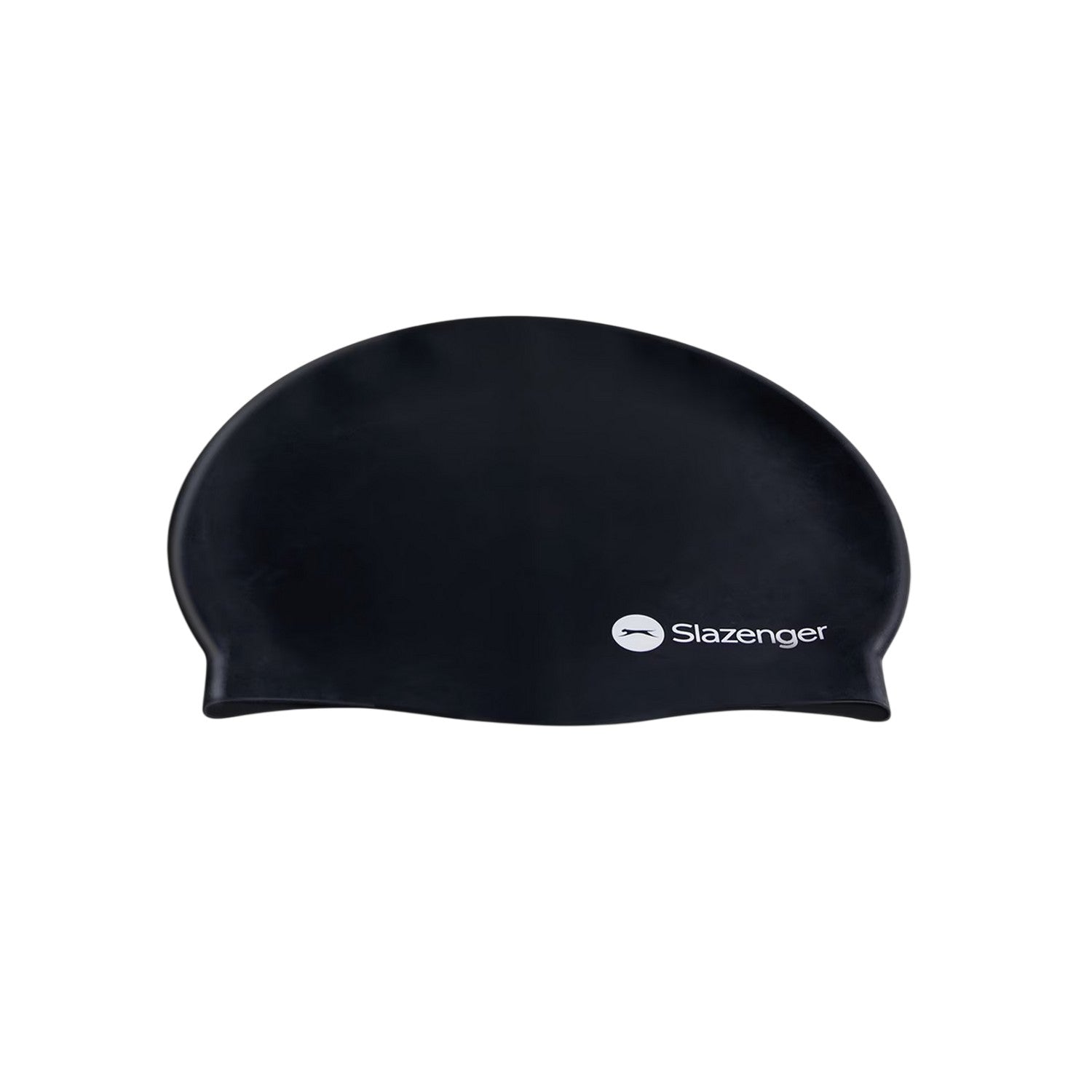 Black - Side - Slazenger Unisex Adult Swim Cap