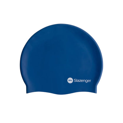 Navy - Front - Slazenger Unisex Adult Swim Cap