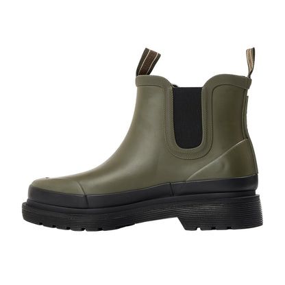 Green - Back - Ilse Jacobsen Womens-Ladies Plain Chelsea Boots