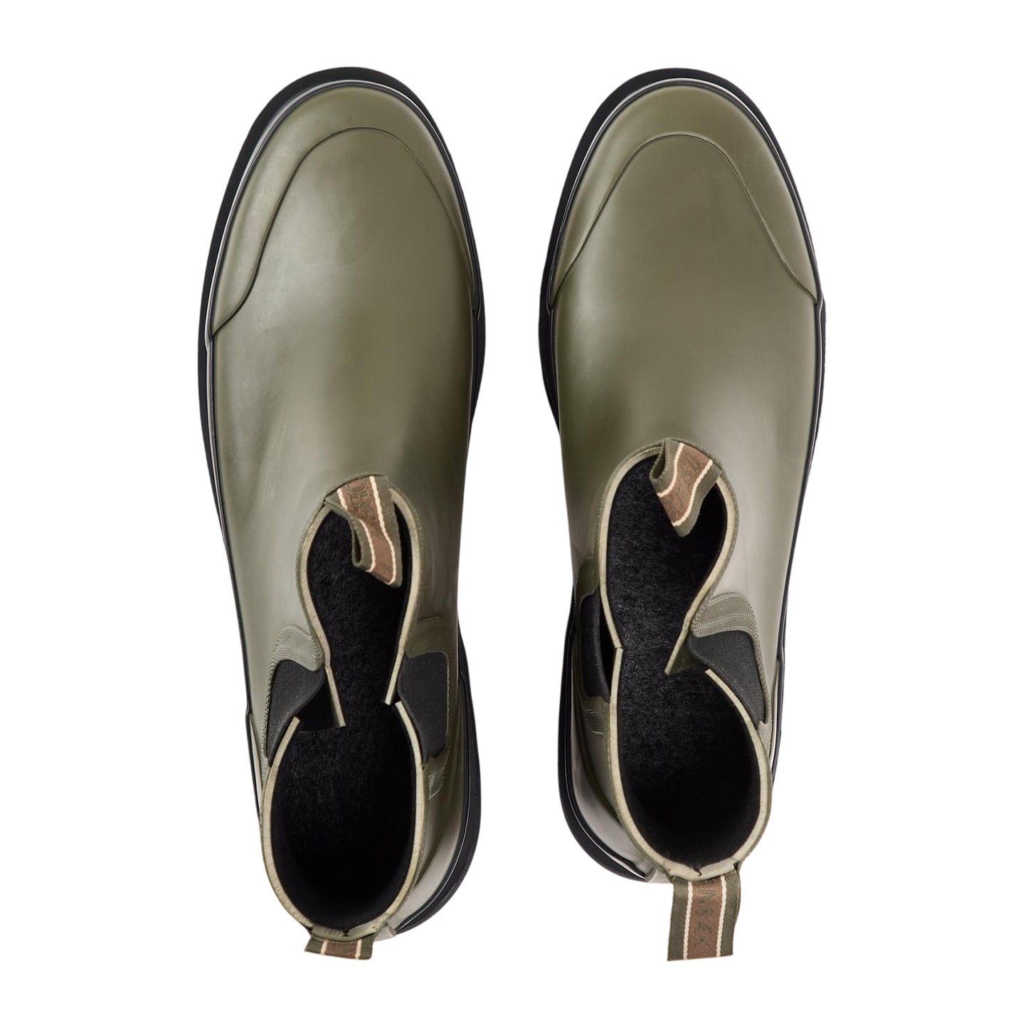 Green - Side - Ilse Jacobsen Womens-Ladies Plain Chelsea Boots