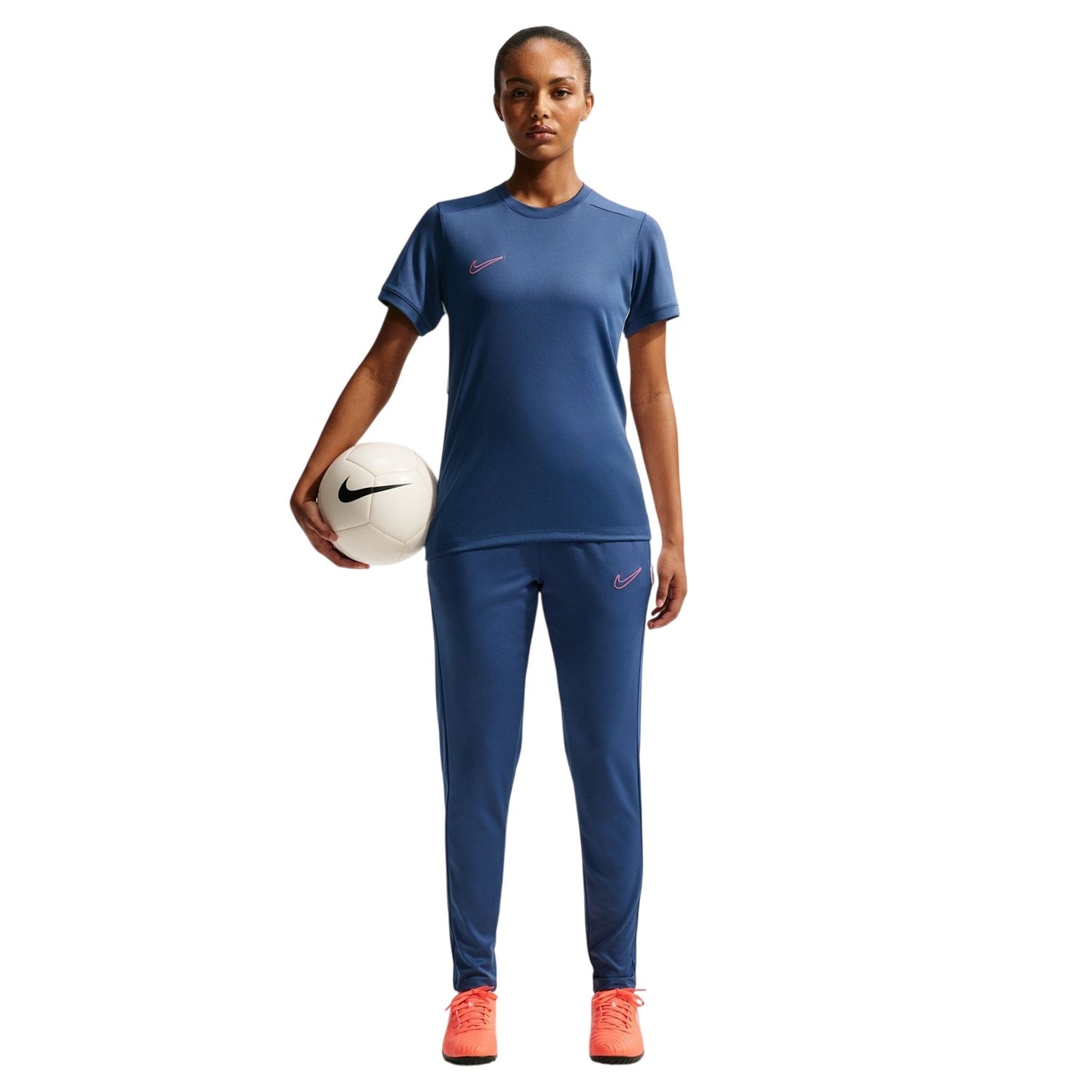 Mystic Blue - Side - Nike Mens Academy Logo Jogging Bottoms
