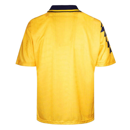Yellow-Blue - Back - Score Draw Mens 1992 Tottenham Hotspur FC Away Shirt
