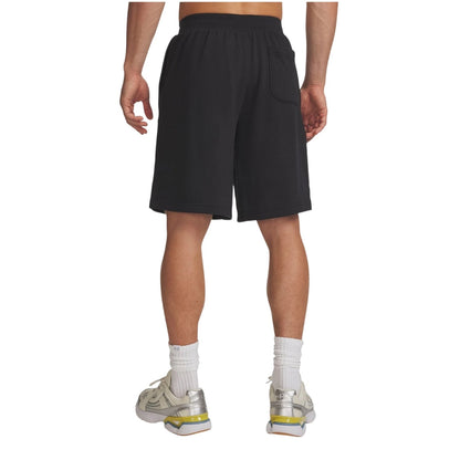 Black - Back - Under Armour Mens Rival Logo Shorts