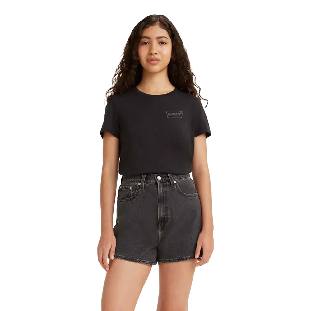 Black - Side - Levis Womens-Ladies The Perfect T-Shirt