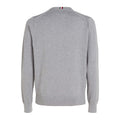 Grey - Back - Tommy Hilfiger Mens 1985 Cotton Crew Neck Sweater Top