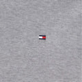 Grey - Close up - Tommy Hilfiger Mens 1985 Cotton Crew Neck Sweater Top