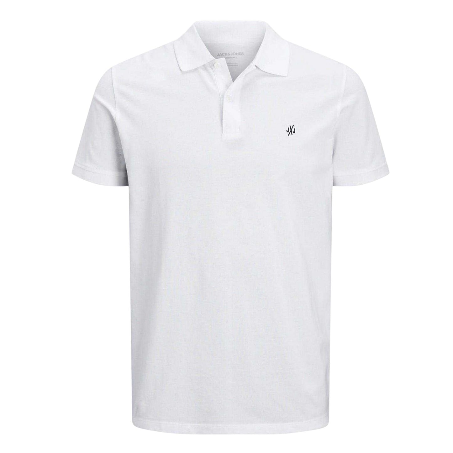 White-Grey-Black - Side - Jack And Jones Mens Short-Sleeved Polo Shirt (Pack of 3)