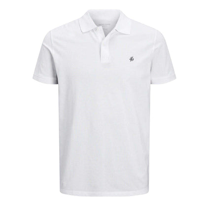 White-Grey-Black - Side - Jack And Jones Mens Short-Sleeved Polo Shirt (Pack of 3)