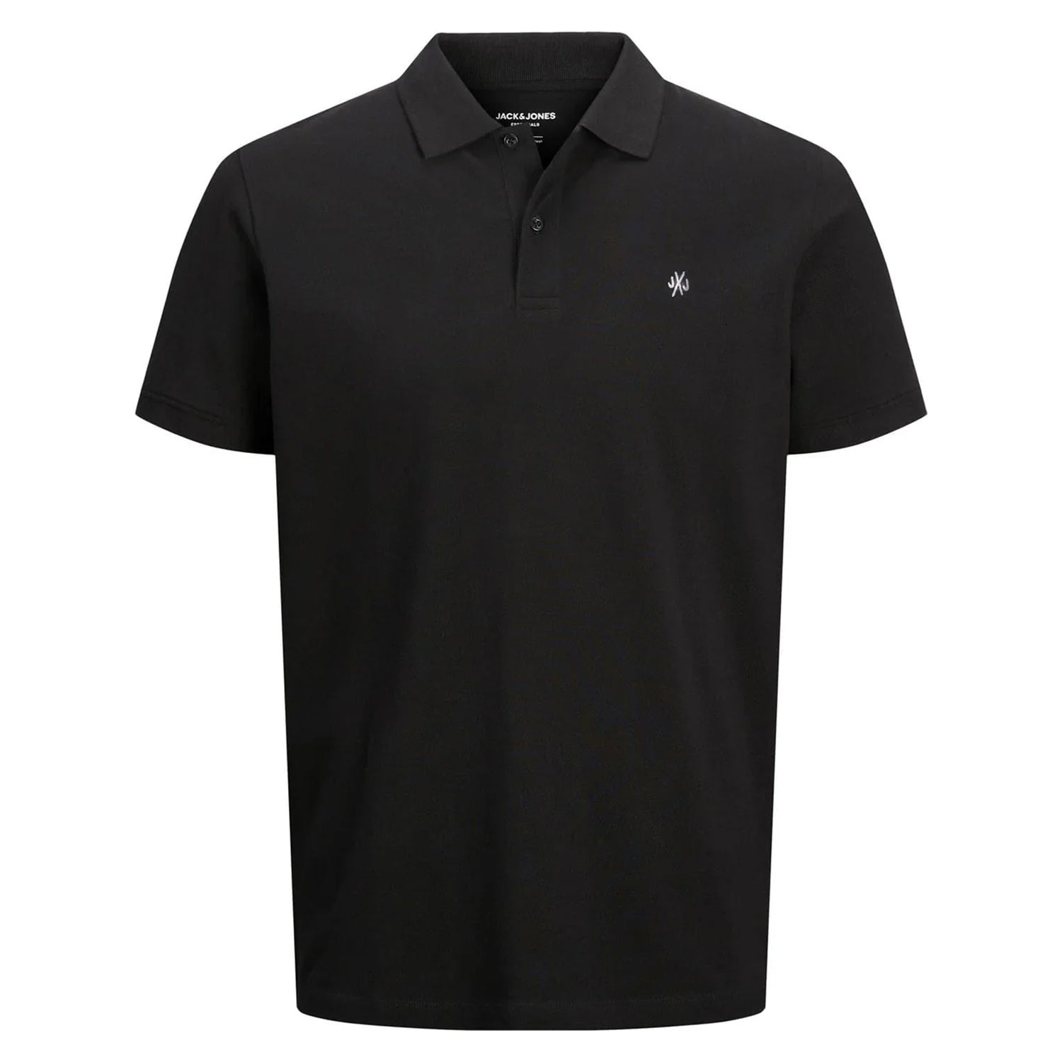 White-Grey-Black - Pack Shot - Jack And Jones Mens Short-Sleeved Polo Shirt (Pack of 3)