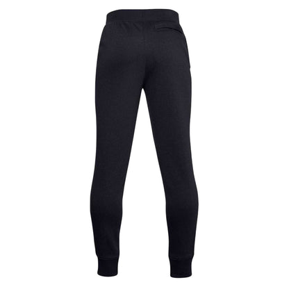 Black - Back - Under Armour Boys Fleece Jogging Bottoms