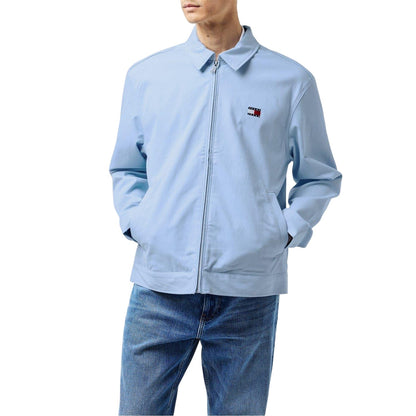 Sweet Blue - Lifestyle - Tommy Jeans Mens Logo Full Zip Jacket