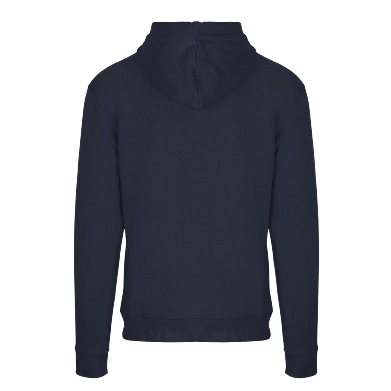 Navy - Back - Aquascutum Mens Relaxed Fit Full Zip Hoodie
