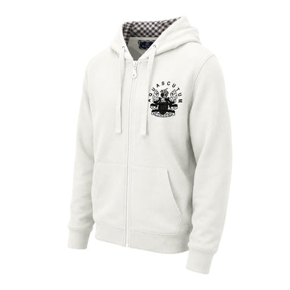 Butter - Side - Aquascutum Mens Relaxed Fit Full Zip Hoodie