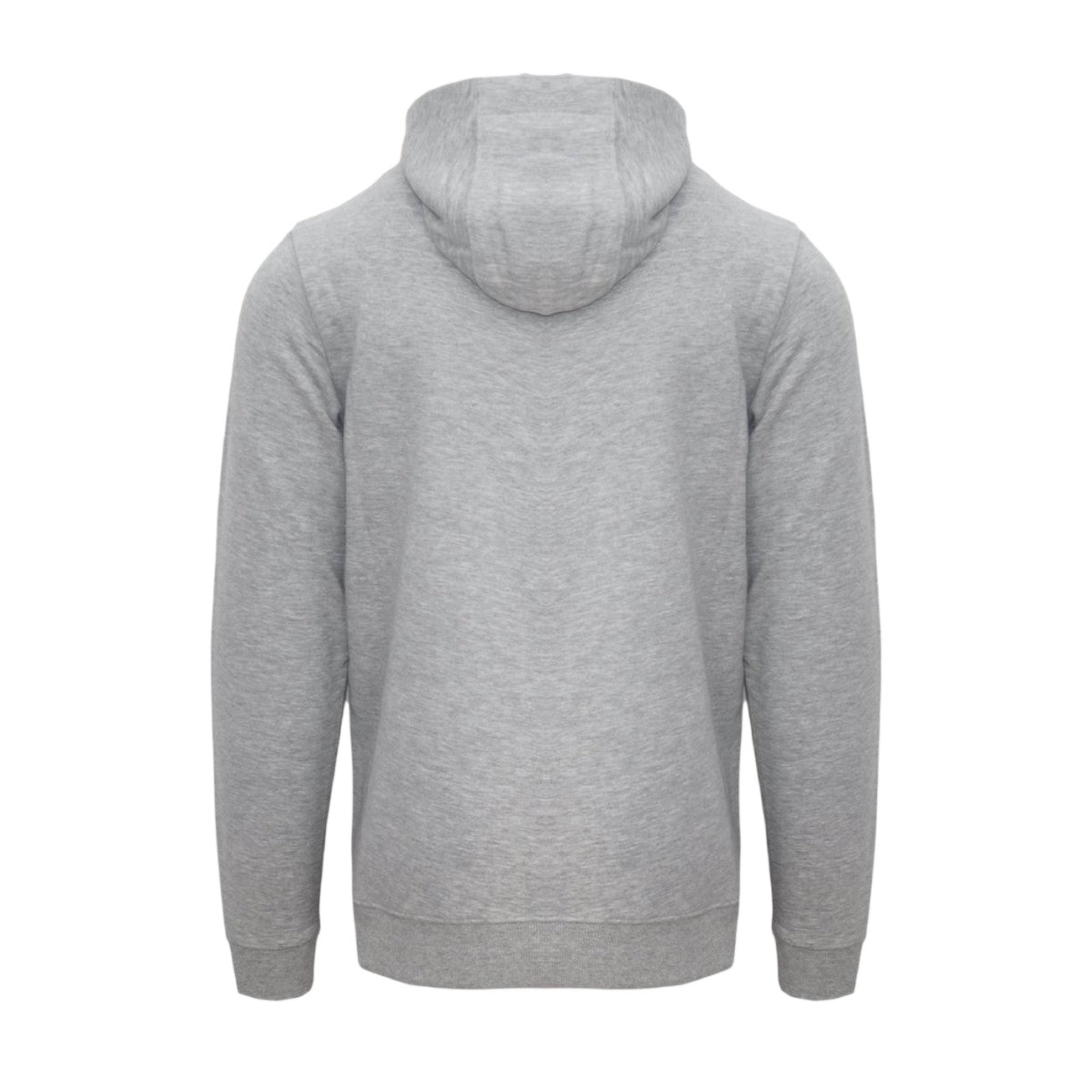 Grey - Back - Aquascutum Mens Relaxed Fit Full Zip Hoodie