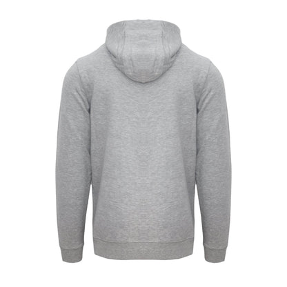 Grey - Back - Aquascutum Mens Relaxed Fit Full Zip Hoodie