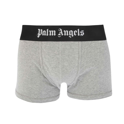 Grey-White - Front - Palm Angels Mens Boxer Shorts