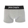 Grey-White - Front - Palm Angels Mens Boxer Shorts