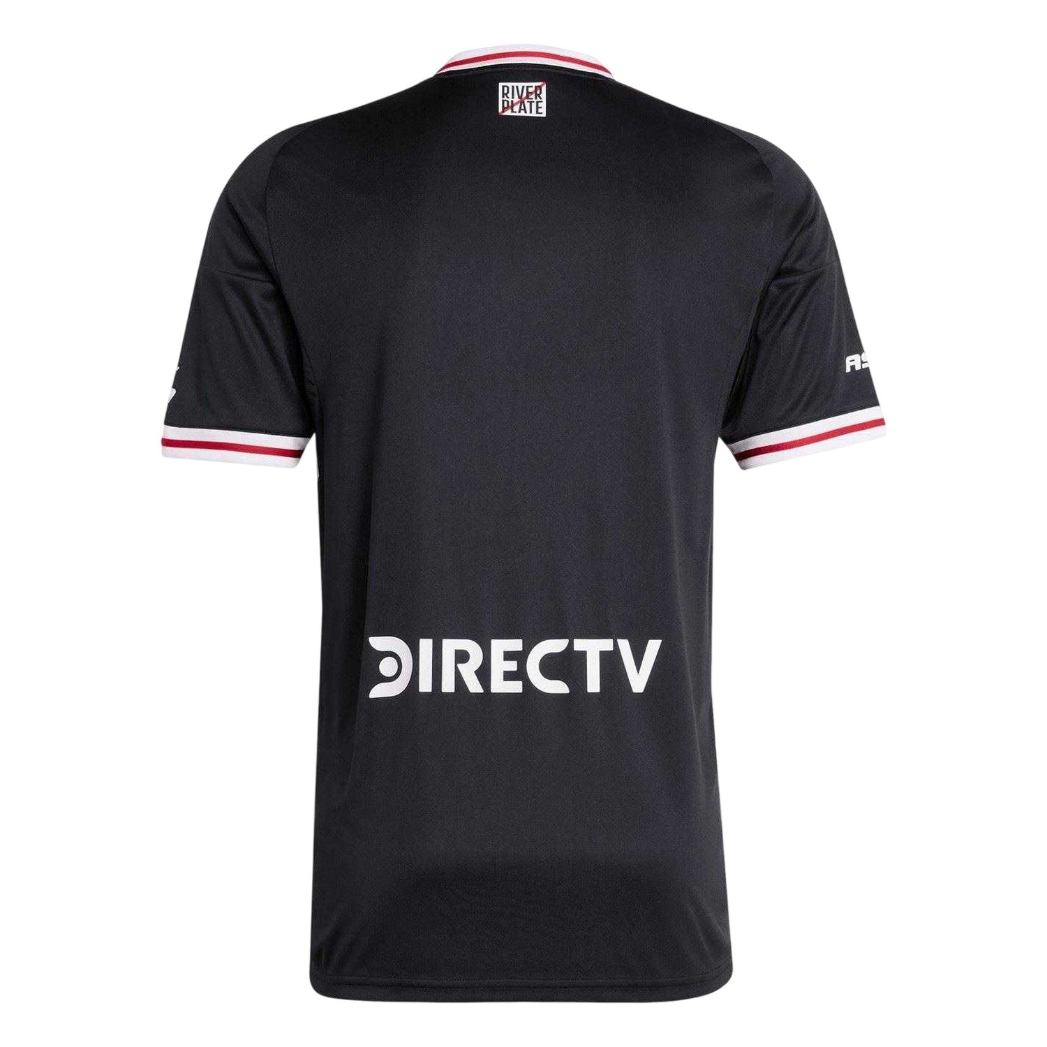 Black-Red - Back - Adidas Mens 25-26 Club Atlético River Plate Away Jersey