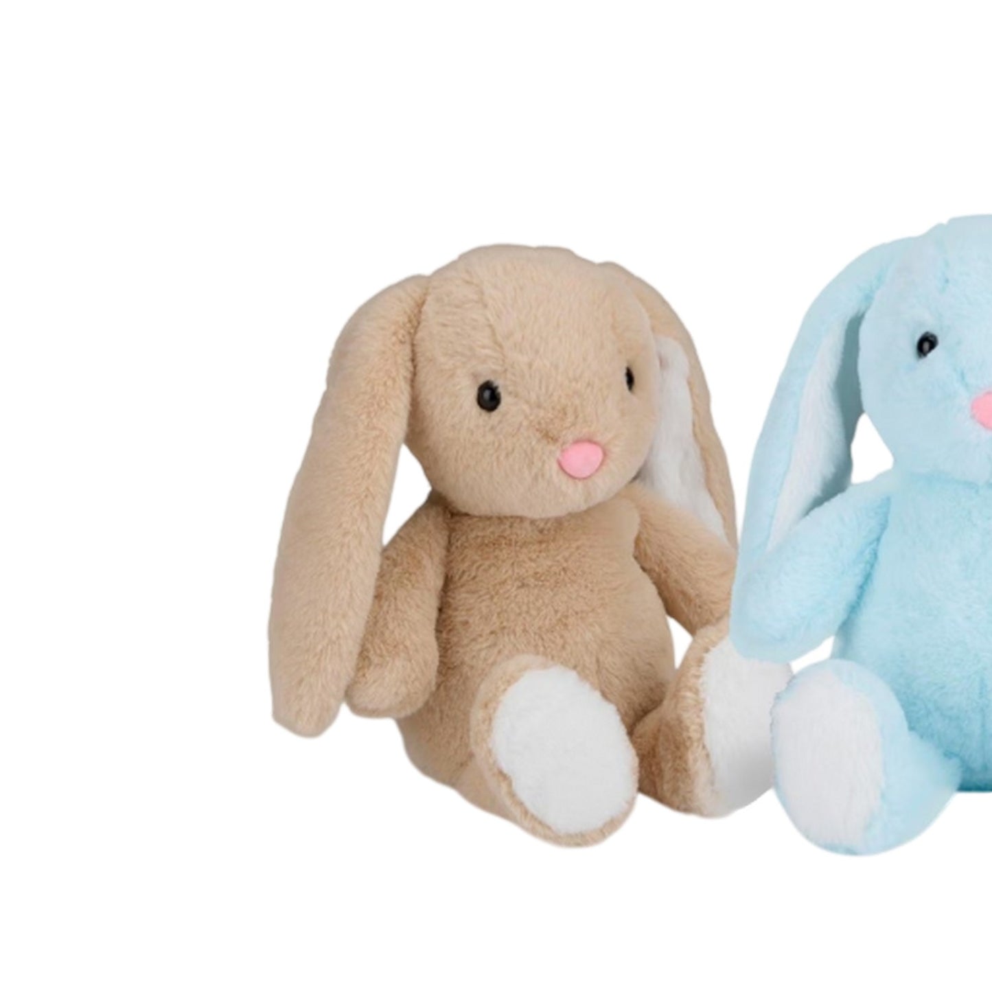 Multicoloured - Back - Eddy Toys Bunny Plush Toy Set (Pack of 3)