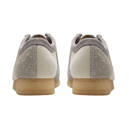 Grey - Back - Clarks Originals Mens Wallabee Suede Shoes
