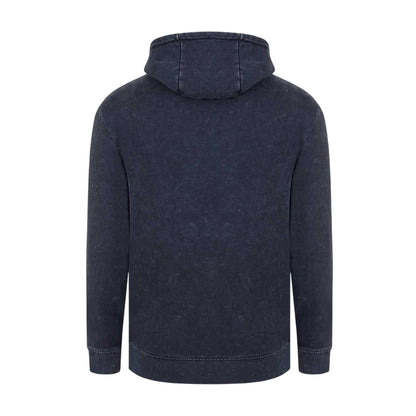 Acid Black - Back - Firetrap Mens Graphic Print Cotton Hoodie