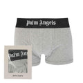 Grey-White - Back - Palm Angels Mens Boxer Shorts