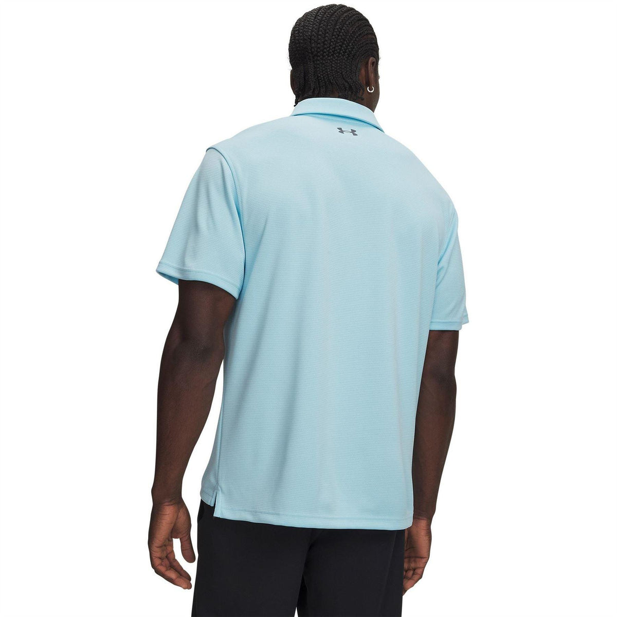 Opal Blue - Back - Under Armour Mens Tech Mesh Polo Shirt