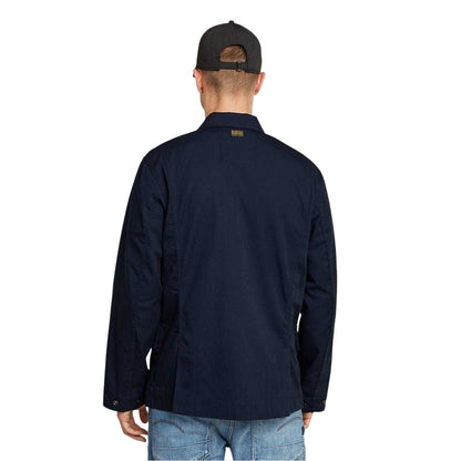 Salute - Back - G-Star Mens Logo Flap Pocket Overshirt