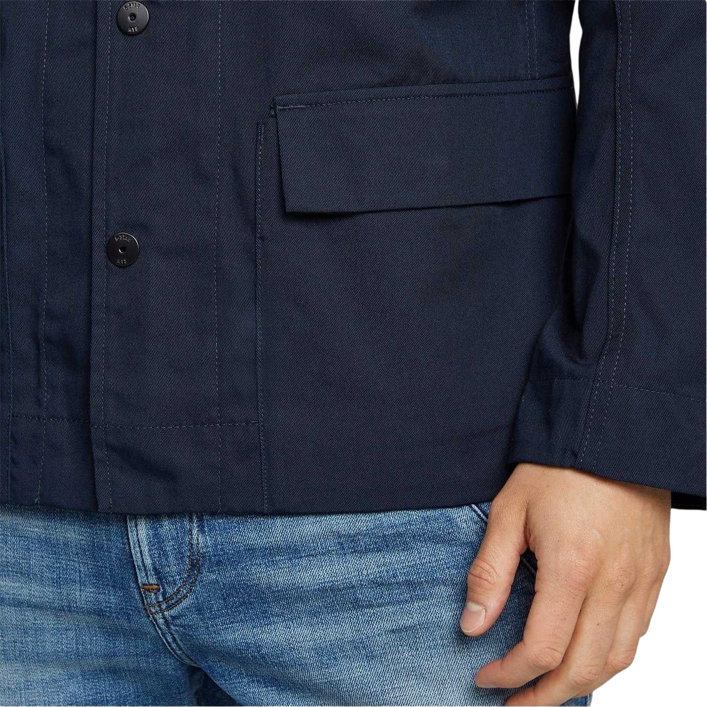 Salute - Side - G-Star Mens Logo Flap Pocket Overshirt