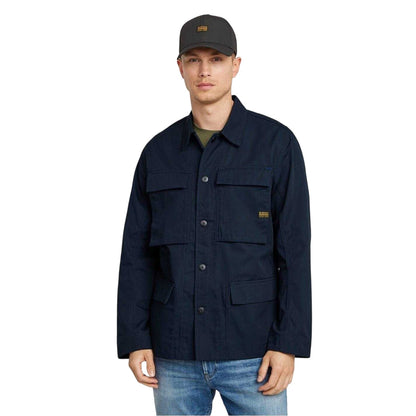 Salute - Lifestyle - G-Star Mens Logo Flap Pocket Overshirt