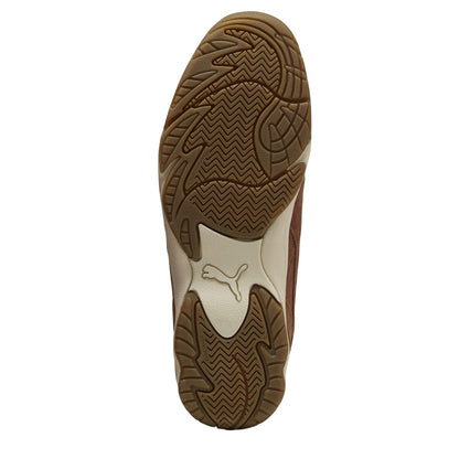 Mushroom - Back - Puma Mens King Suede Round Toe Shoes