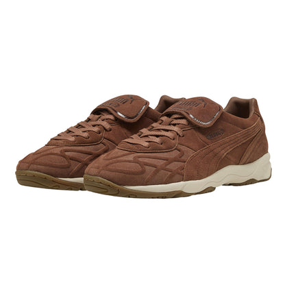 Mushroom - Lifestyle - Puma Mens King Suede Round Toe Shoes