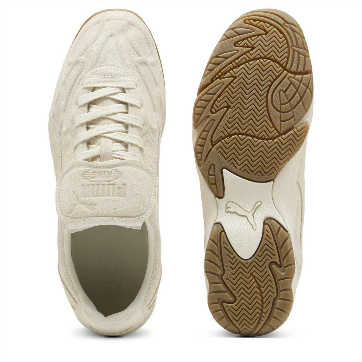 Alpine White - Lifestyle - Puma Mens King Suede Round Toe Shoes