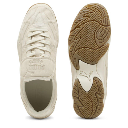 Alpine White - Lifestyle - Puma Mens King Suede Round Toe Shoes