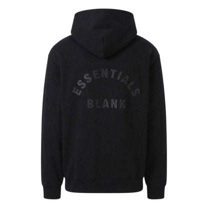 Black - Back - Blank Essentials Mens Arch Hoodie